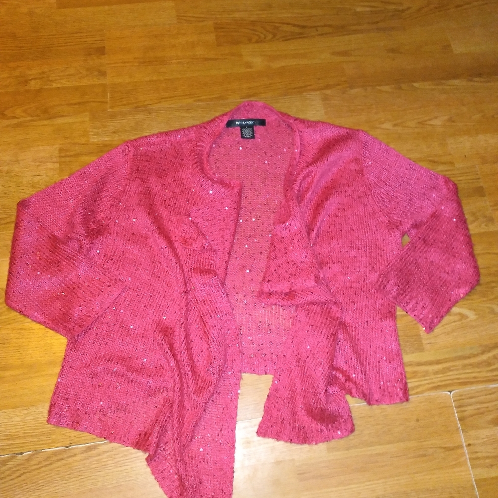 TWO 89th & Madison Pink Sequined Sweaters